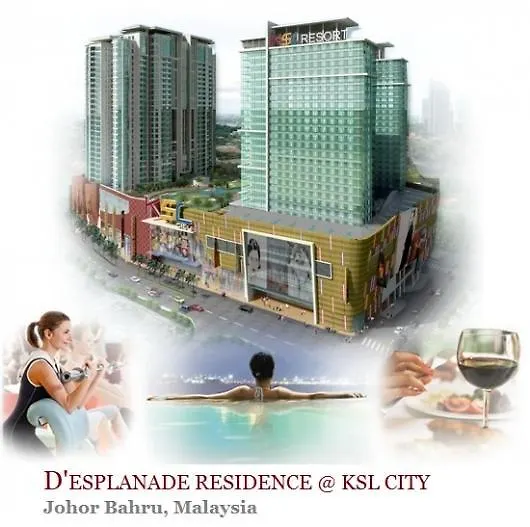 D'Esplanade Residence - Sweet Dreams @ City Mall Apartment Johor Bahru